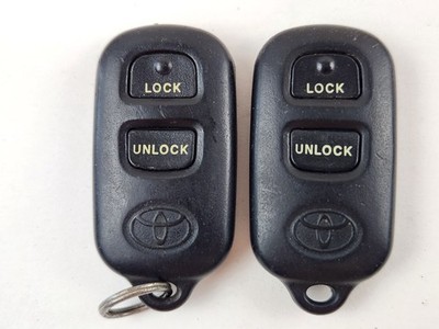 LOT OF 2 ORIGINAL TOYOTA 99-08 OEM KEY LESS ENTRY REMOTE FOB 3-BUTTON ALARM USA