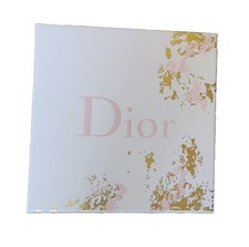 VALENTINE'S BOX CHRISTIAN DIOR Gift - Gold White PINK, 8.5" x 8.5" x 3.5"