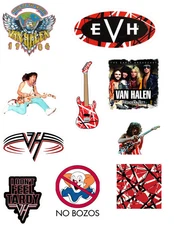 Van Halen Classic Rock Band Stickers