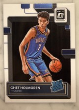 Panini Donruss Optic Rated Rookie Chet Holmgren #208 Oklahoma City Thunder