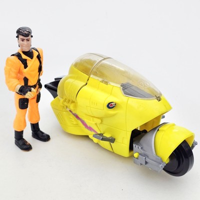1991 Hasbro Action Figure & Vehicle JAMES BOND JR. Flight Gear & SUBCYCLE...