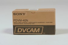 New Sony PD-VM 40N DVCAM 10 Tapes with Cases