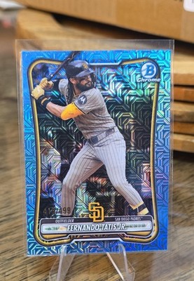 2026 Bowman - Fernando Tatís Jr. #47 Chrome Sky Blue Mojo Refractor /499