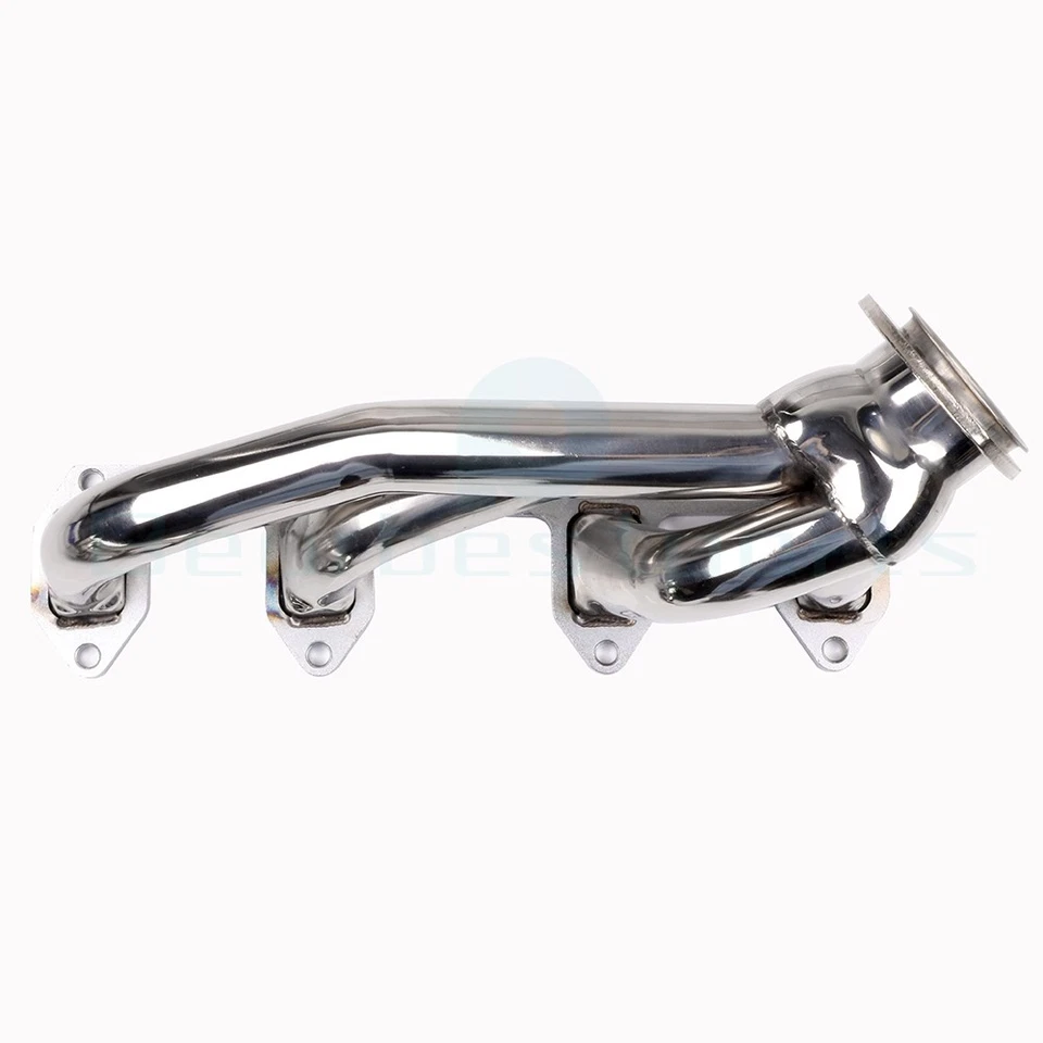 FOR 330/360/390-428 FORD BIG BLOCK FE STAINLESS SHORTY HEADER EXHAUST MANIFOLD - Bild 4 von 4