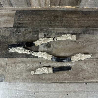 Roberta Di Camerino Belt with Metal Horses - Unique As-IS repair