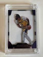 AD 2018-19 Game Used Jersey Fusion ProFusion 7/25  Lakers Grey Flannel Cert