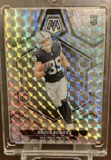 🔥 Panini 2024 Mosaic Rookie Prizm Brock Bowers #313 Las Vegas Raiders NFL