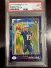 2024 Donruss Optic Drake Maye Purple Shock #229 PSA 9