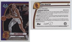 2024-25 Bowman U Chrome Purple Refractor /399 Kiki Iriafen #47