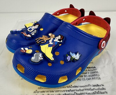 CROCS X DISNEY Snow White Classic Clogs Women s Size 8 Princess 209483-769 NEW