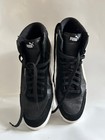 Black Puma Mens High Top Boots Shoe UK 12 US 13 basketball trainers sports