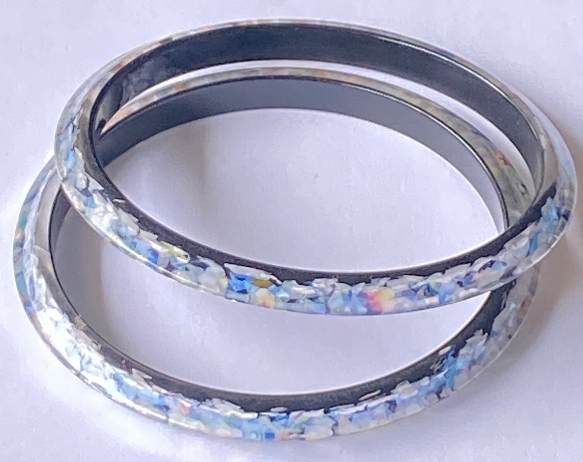 Bracelet Fermé Bakélite Des Années 1960 - 6,2 Cm - Style Luxe Vintage Femme - Imitation Écaille - Occasion