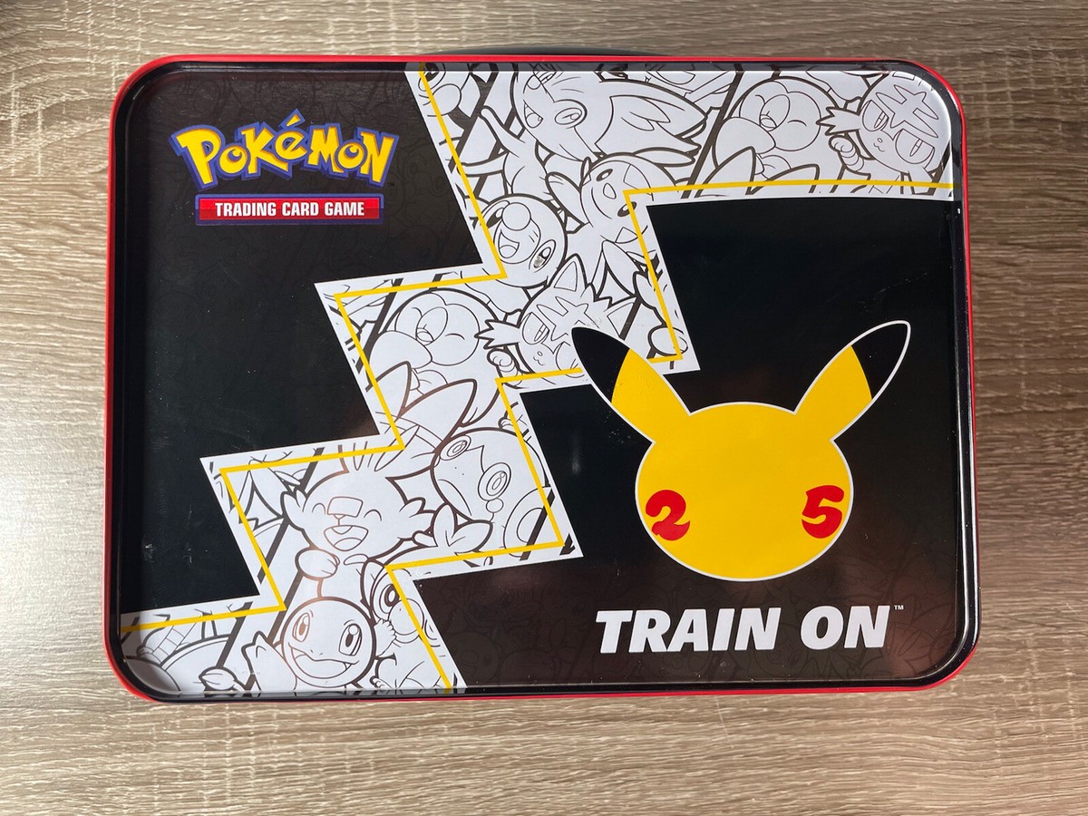 Pokemon TCG Celebrations Empty Collector Chest ONLY Lunchbox Tin