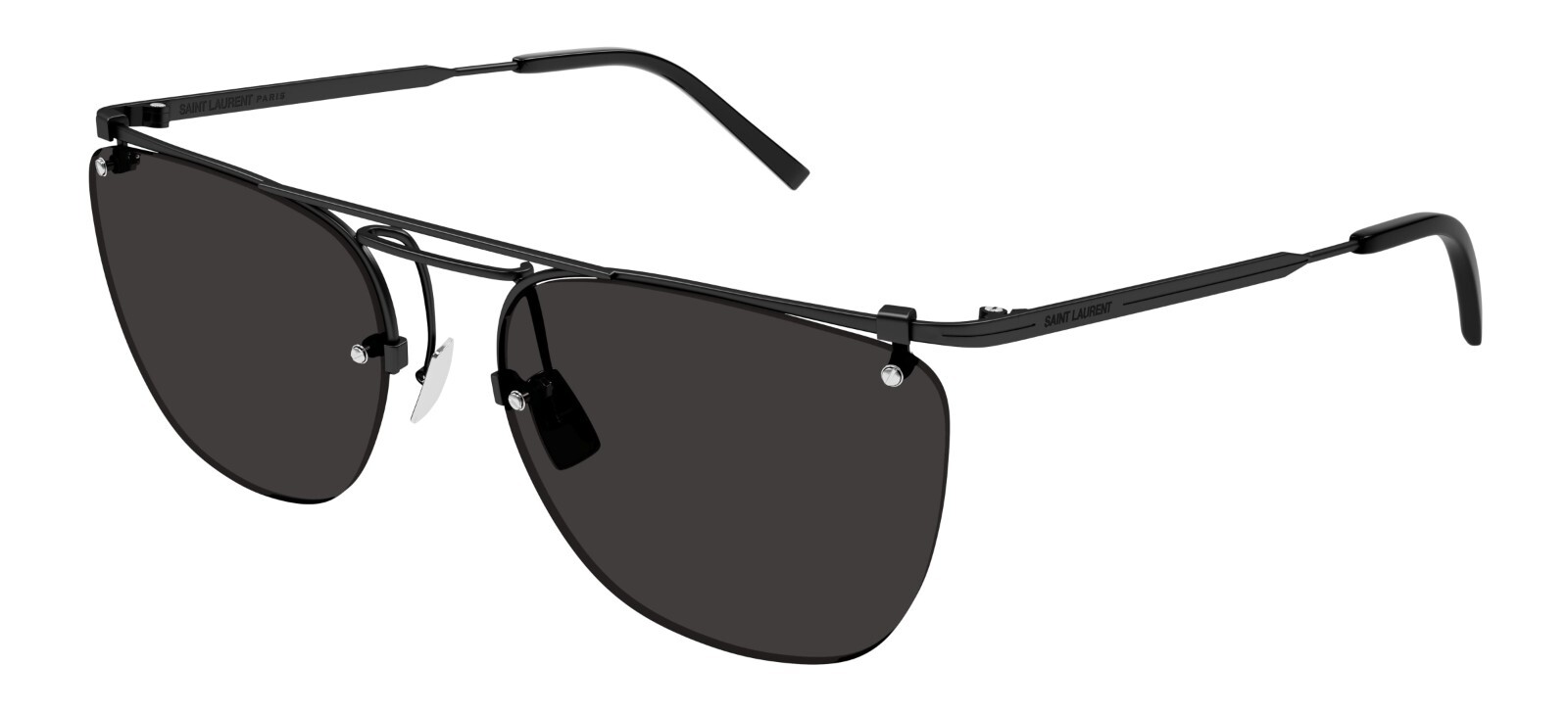 Saint Laurent SL 600 Occhiali da sole nero grigio (001)