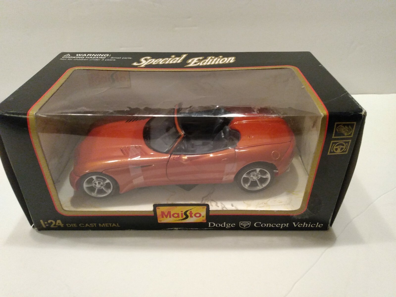 Maisto 1/24 – Dodge Concept Vehicle – Miniature Diecast Orange – Modèle 31951