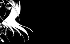 Anime bleach kuchiki rukia black dark Playmat Gaming Mat
