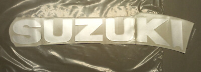 Schriftzug / Dekor / Aufkleber silber für Verkleidung Suzuki GSX-R 750 K1 (SU20)