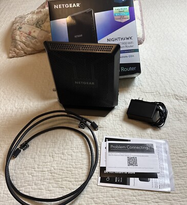 NETGEAR Nighthawk AC1900 C7000 C7000v2 WiFi Cable Modem Router