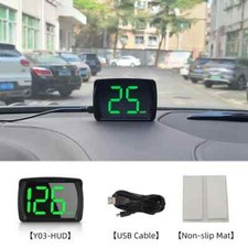 Car HUD Head Up Display Digital Speedometer MPH Font Speed Meter