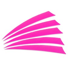 Arrows Vanes 50 Pack 5 Inch Arrow Feather Right Wing Pink for DIY