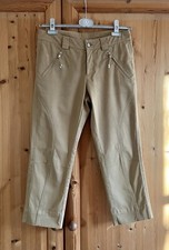 Bogner 3/4 Hose Damen Gr. 38 Camel Beige Stiefelhose