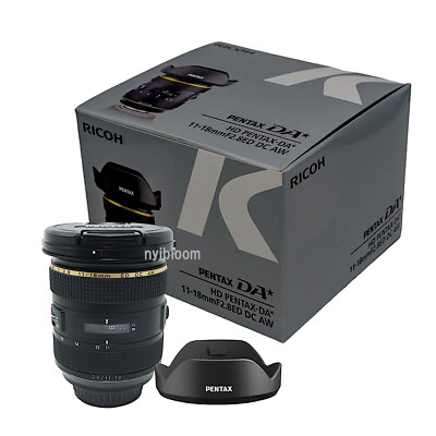 New HD PENTAX-DA * 11-18mm F2.8 ED DC AW K-Mount APS-C Format