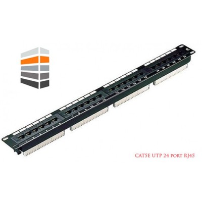 48 PORT CAT5E UTP PATCH PANEL