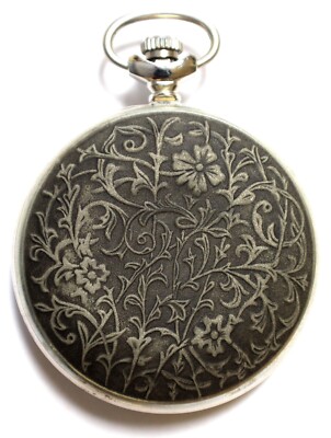 Vintage Molnija Russian 3 Graces Wind Up Pocket Watch Runs Great