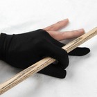 Billard Zubehör Handschuh Pool Snooker Universal Links und Rechtshänder schwarz