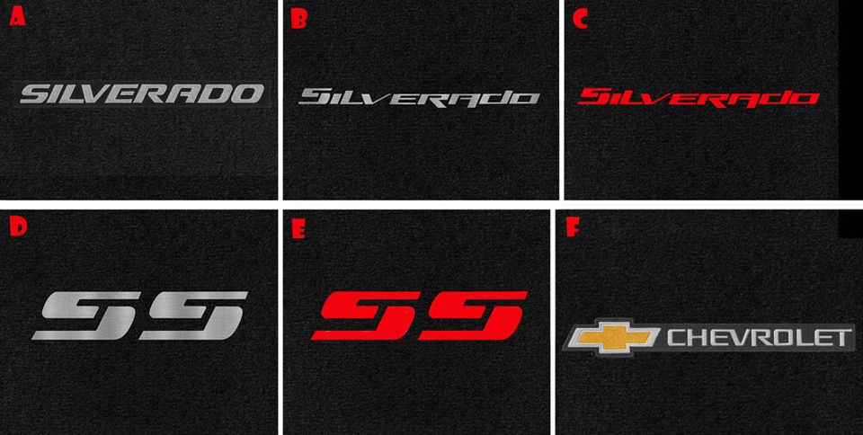 New! 1999-2007 Chevy Silverado Floor Mats Black Carpet Embroidered  SS Logo Pair - Image 3 of 4