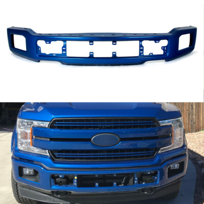 Multi-color Front Bumper Face Bar For 2018-2020 Ford F-150 F150 W/ Fog Lamp Hole