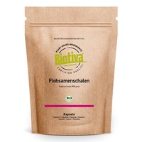 Flohsamenschalen Bio (180 Kapseln) Biotiva (103,40 Eur/Kg)