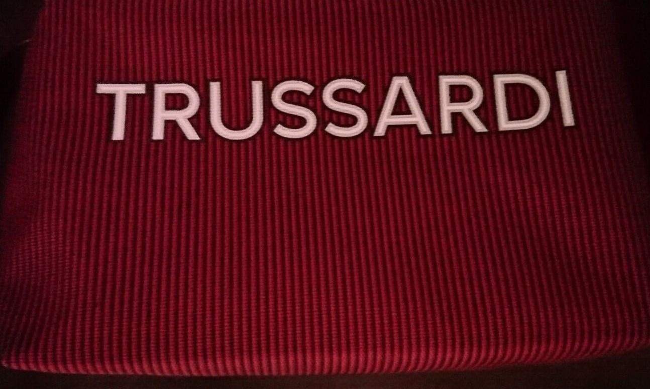 Immagine 1 - TROUSSARDI POCHETTE POUCH BORSETTA CLUTCH TROUSSE ROSSO MANICO