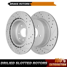 Rear Disc Brake Rotors for 2009 2010 2011 - 2015 EX35 G25 G37 M35 M45 350Z 370Z