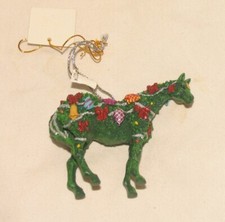 Trail of Painted Ponies holiday deck the halls tree horse Ornament