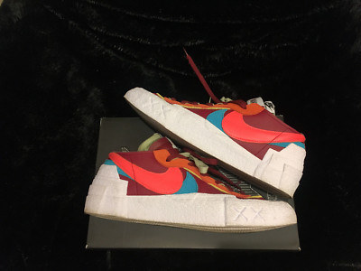 Nike Blazer Low x KAWS x Sacai Team Red - DM7901-600 Size 12