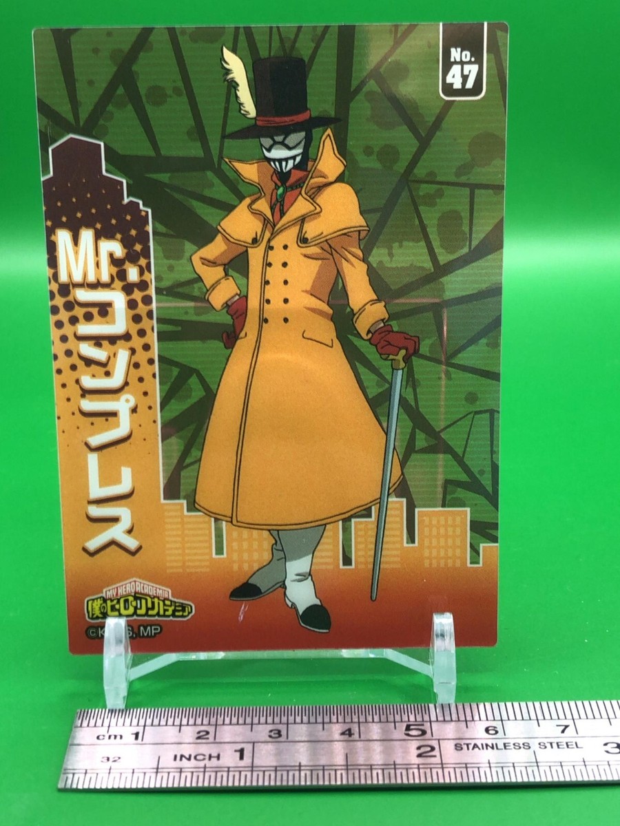 Ryo5150　エース清水長官　マスクピンバッジ Mr. Compress 47 My Hero Academia Clear Card TCG Ensky Japanese | eBay