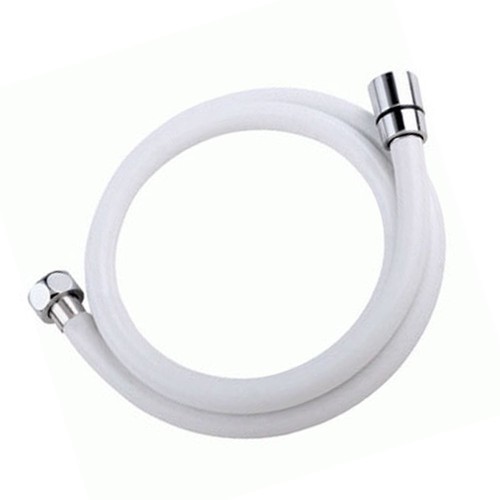 PVC WHITE SHOWER HOSE 1.5M FLEXIBLE BATHROOM PIPE CONNECTORS STRONG PET eBay