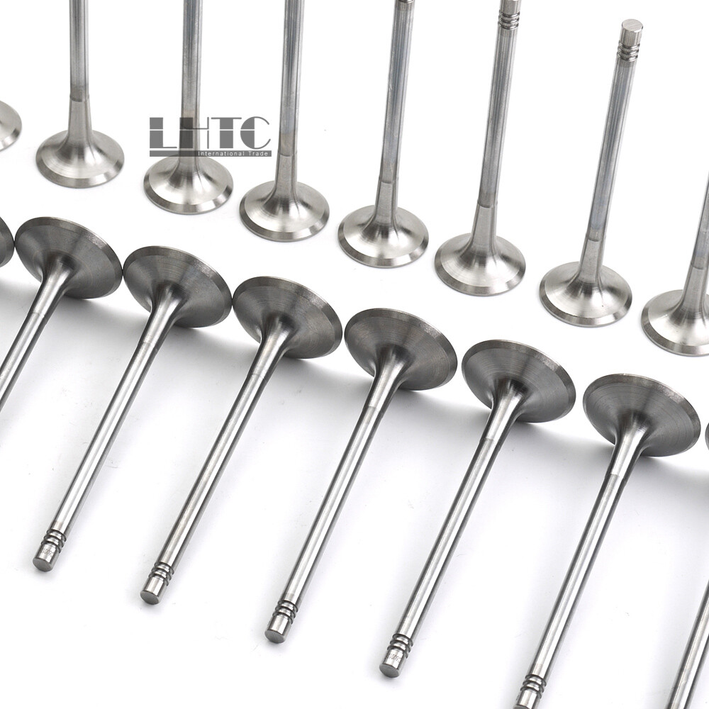 32x Intake Exhaust Valves Set Inlet Outlet For VW Audi A6 A8 Q7 4.2L V8