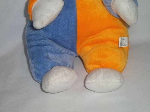 New GOOD STUFF 12" Plush MOUSE White Blue Orange Soft Stuffed Animal Toy - Picture 3 of 4