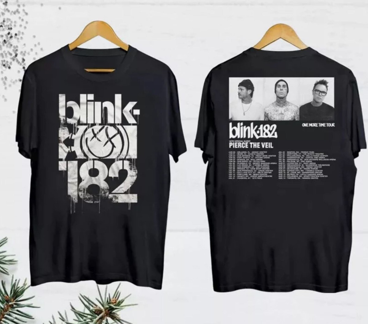 Blink 182 One More Time 2024 Tour t-Shirt, Blink 182 Band Fan Gift