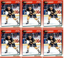 (6) 1991 Score Canadian #162 Bob Carpenter Boston Bruins Card Lot