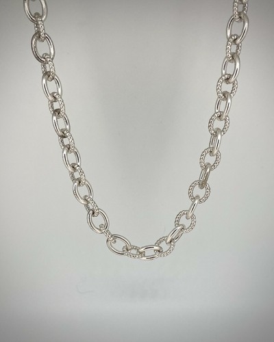 Judith Ripka Sterling Silver Fancy Link 