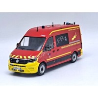 Volkswagen Crafter Feuerwehr 1/43 Sdis 71 Vpl Lanery Seenotrettung Rot Odeon142