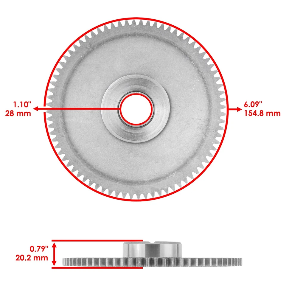 Starter Clutch Torque Idler Gear Gasket For Polaris RZR 4 XP 900/RZR XP 900 2013 - Image 3 of 4