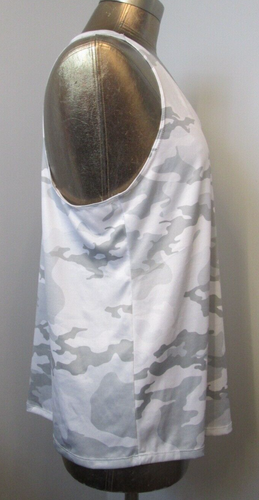 Athletic Works Gray/White Camo Tank Womens Size L Chest 38 Racerback 223-33768 - Picture 4 of 7