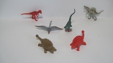 2015 Jurassic World Hasbro Blind bag Lot of 6 Mini Dinosaur Figure