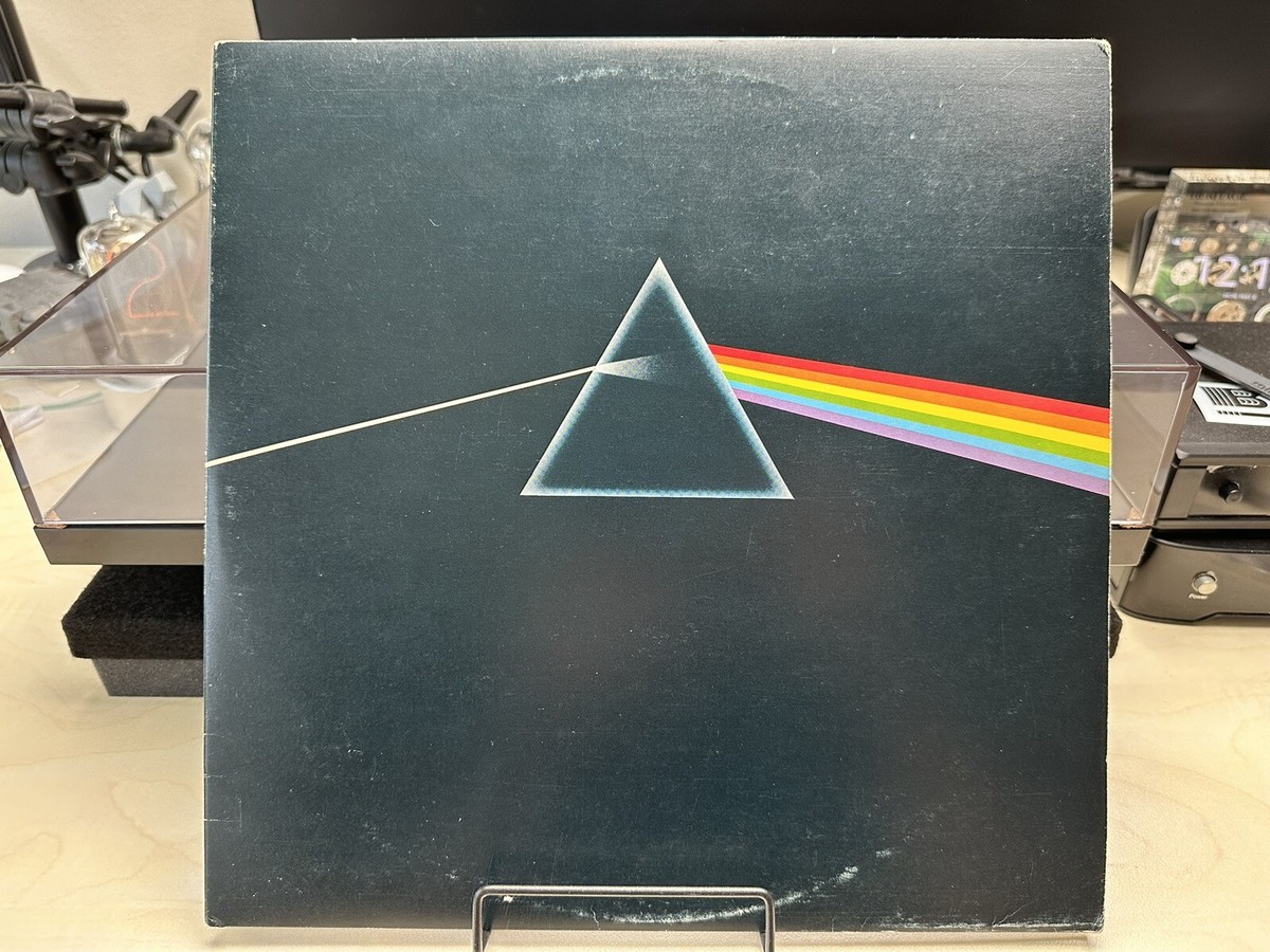 Pink Floyd-Dark Side Of The Moon Vinyl-SHVL 804 A2/B2-Solid Blue