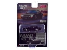 NISSAN SKYLINE RHD MATT BLACK "LIBERTY WALK" 1/64 DIECAST MODEL MINI GT MGT00655