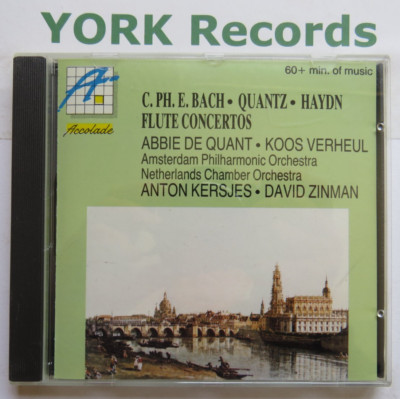 C.P.E. BACH / QUANTZ / HAYDN - Flute Concertos JERSJES / ZINMAN - Ex CD Accolade